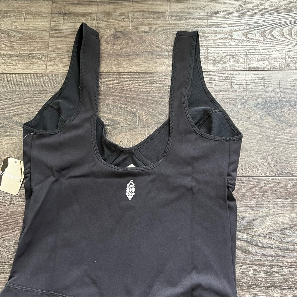 Free People Movement Heart of Gold Leotard in Black - Picture 7 of 9